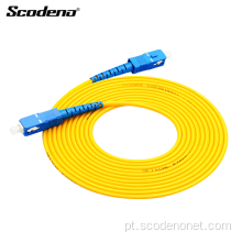 Cabo de remendo de fibra óptica de fábrica profissional OEM SC-SC para solução de rede